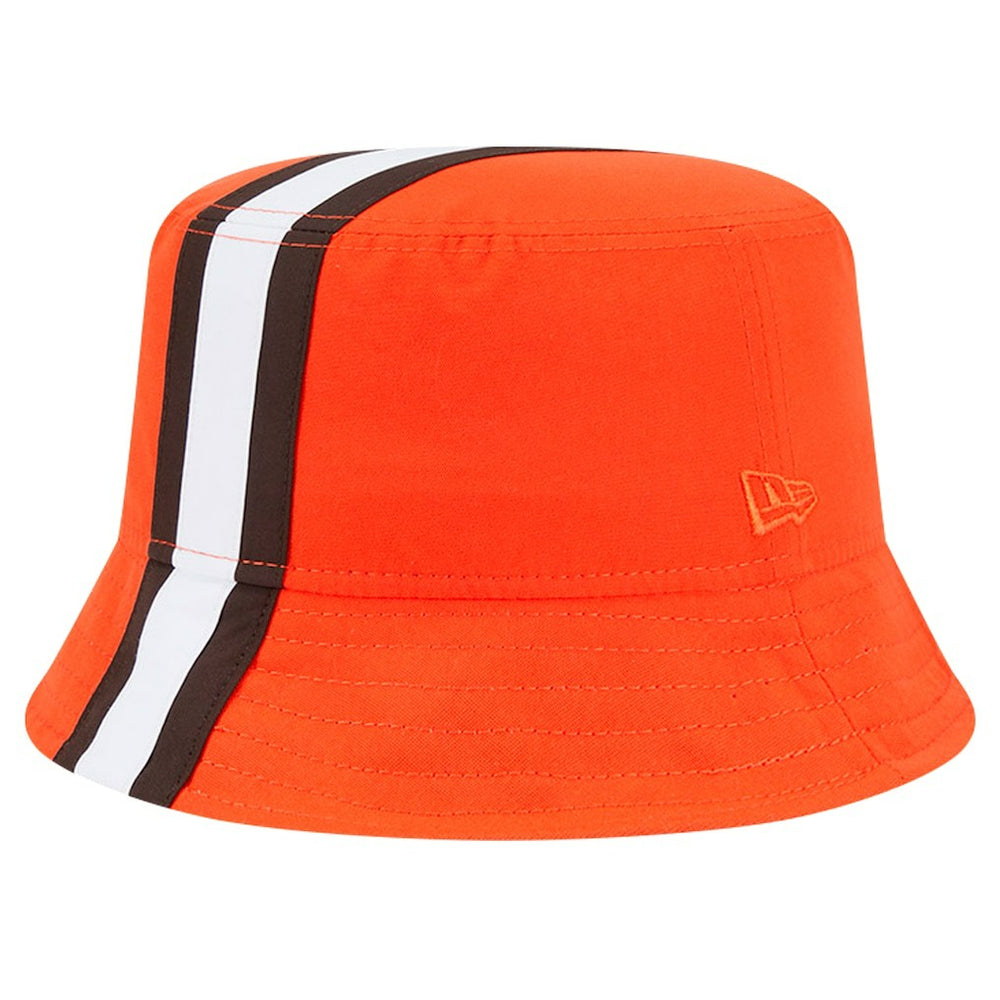 Cleveland Browns New Era Helmet Bucket Hat - Orange Hats