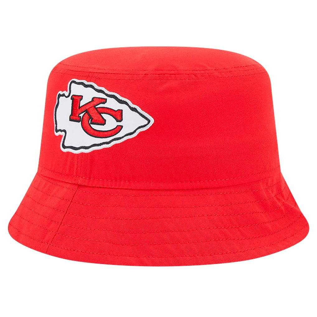 Kansas City Chiefs New Era Helmet Bucket Hat - Red Hats