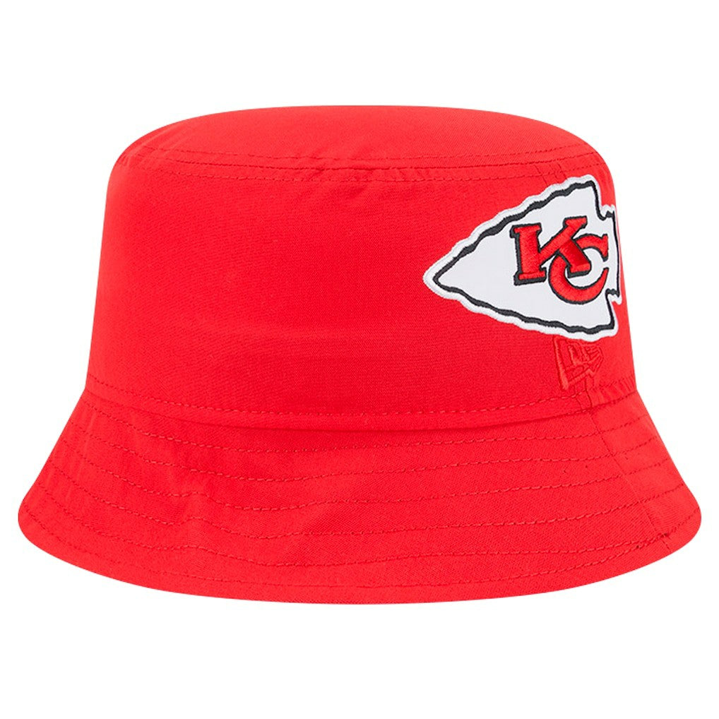 Kansas City Chiefs New Era Helmet Bucket Hat - Red Hats