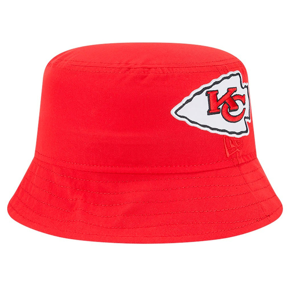 Kansas City Chiefs New Era Helmet Bucket Hat - Red Hats