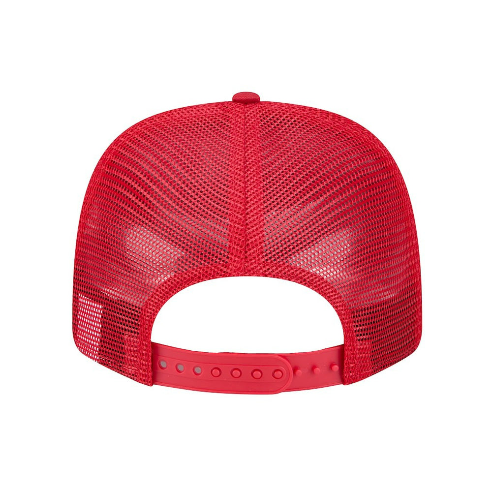 San Francisco 49ers New Era Adventure Camo Trucker 9SEVENTY Stretch-Snap Adjustable Hat - Scarlet Hats