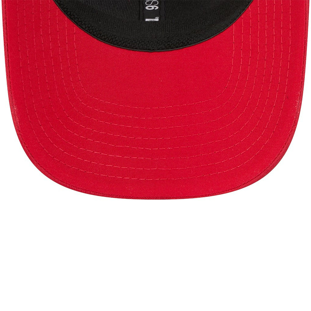 San Francisco 49ers New Era Adventure Camo Trucker 9SEVENTY Stretch-Snap Adjustable Hat - Scarlet Hats