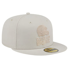 Cleveland Browns New Era Color Pack 59FIFTY Fitted Hat - Stone Hats