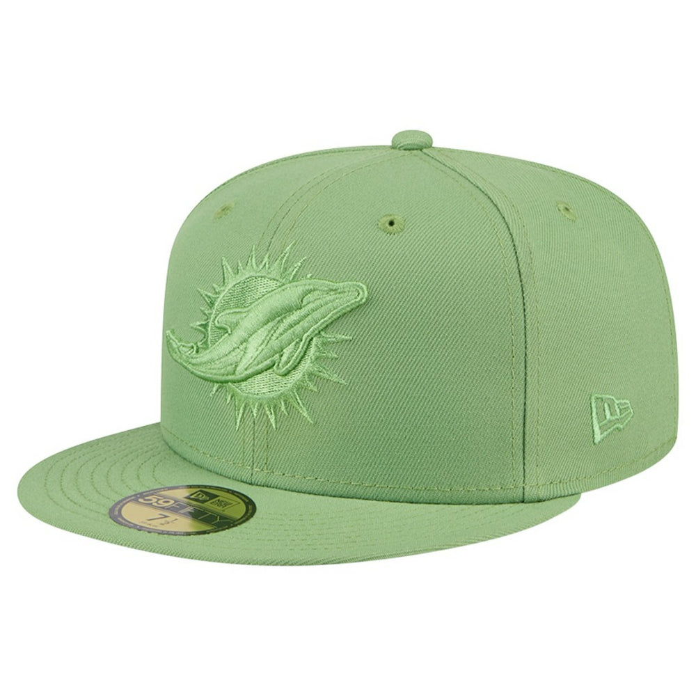Miami Dolphins New Era Color Pack 59FIFTY Fitted Hat - Green Hats