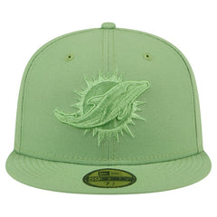 Miami Dolphins New Era Color Pack 59FIFTY Fitted Hat - Green Hats