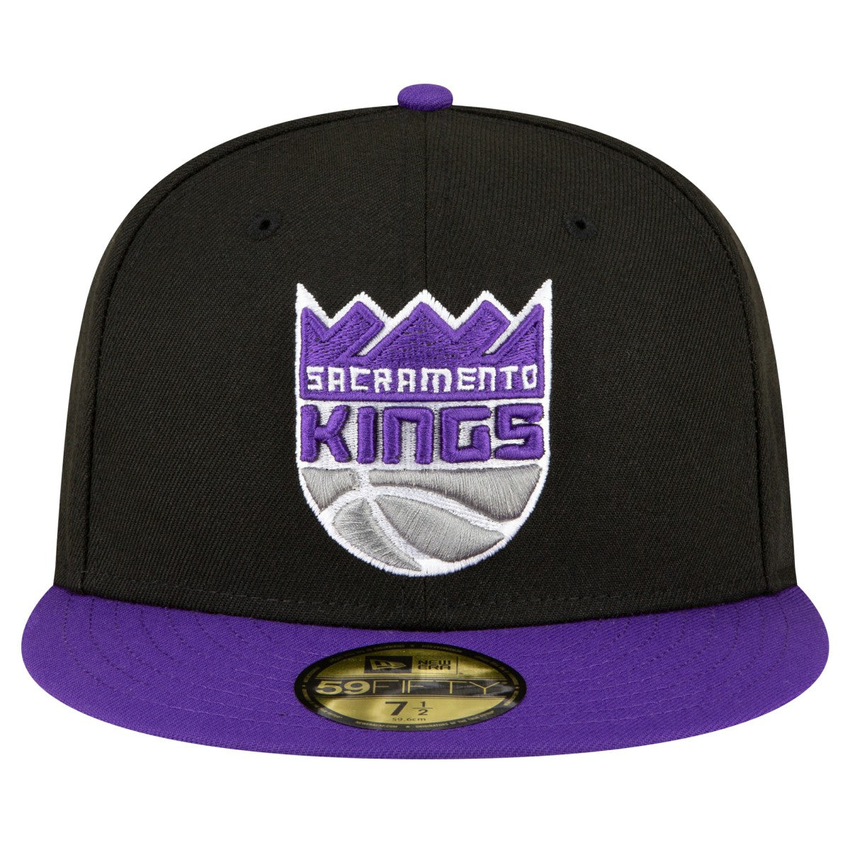 Sacramento Kings 2-Tone 59FIFTY Fitted Hat Black/Purple - New Era