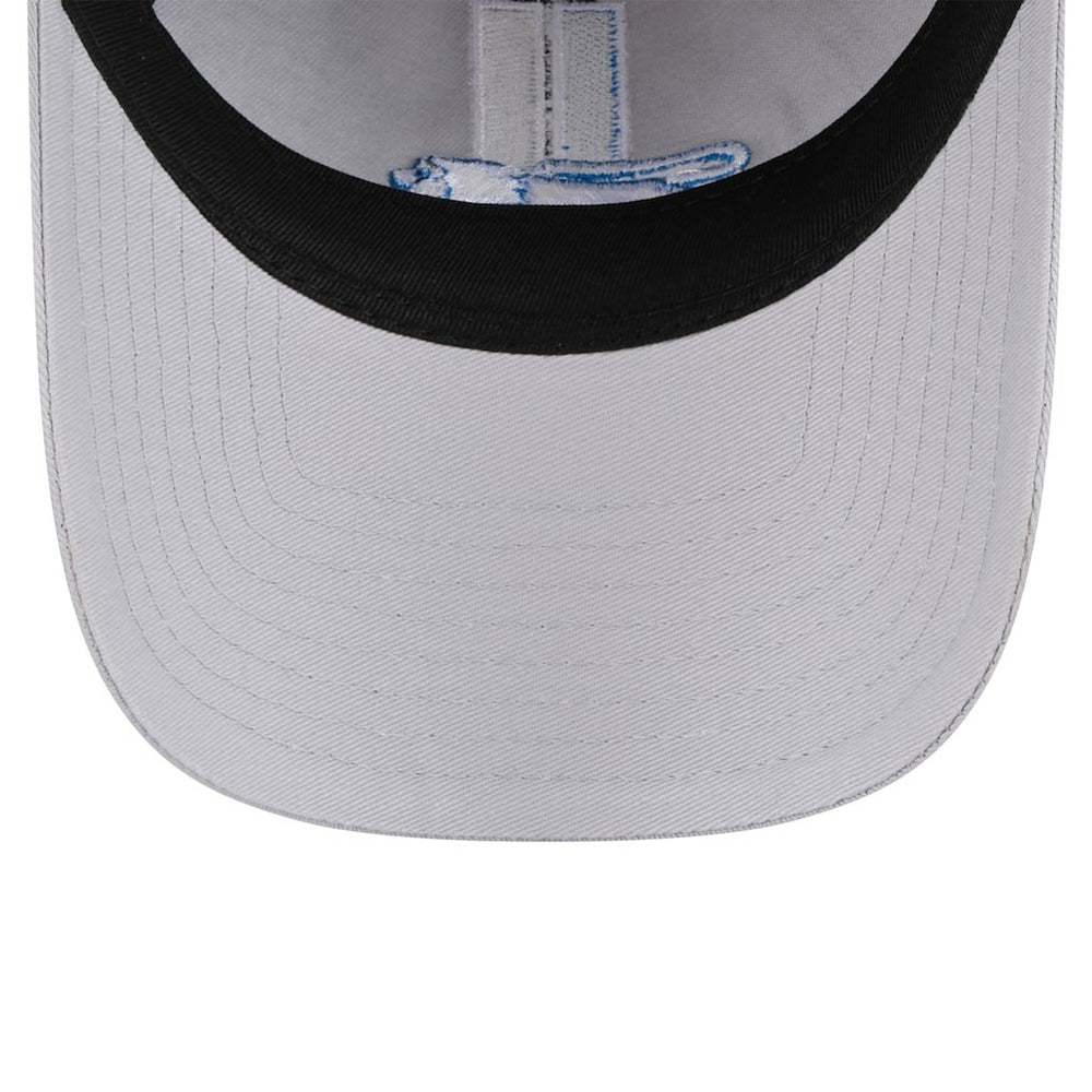 Detroit Lions New Era Women's Throwback Main Core Classic 2.0 9TWENTY Adjustable Hat - Silver Hats