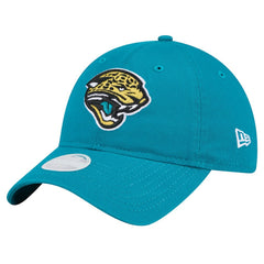 Jacksonville Jaguars New Era Women's Throwback Main Core Classic 2.0 9TWENTY Adjustable Hat - Teal Hats
