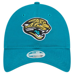 Jacksonville Jaguars New Era Women's Throwback Main Core Classic 2.0 9TWENTY Adjustable Hat - Teal Hats