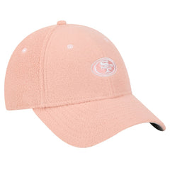 San Francisco 49ers New Era Women's Cozy Sherpa 9FORTY Adjustable Hat - Light Pink Hats