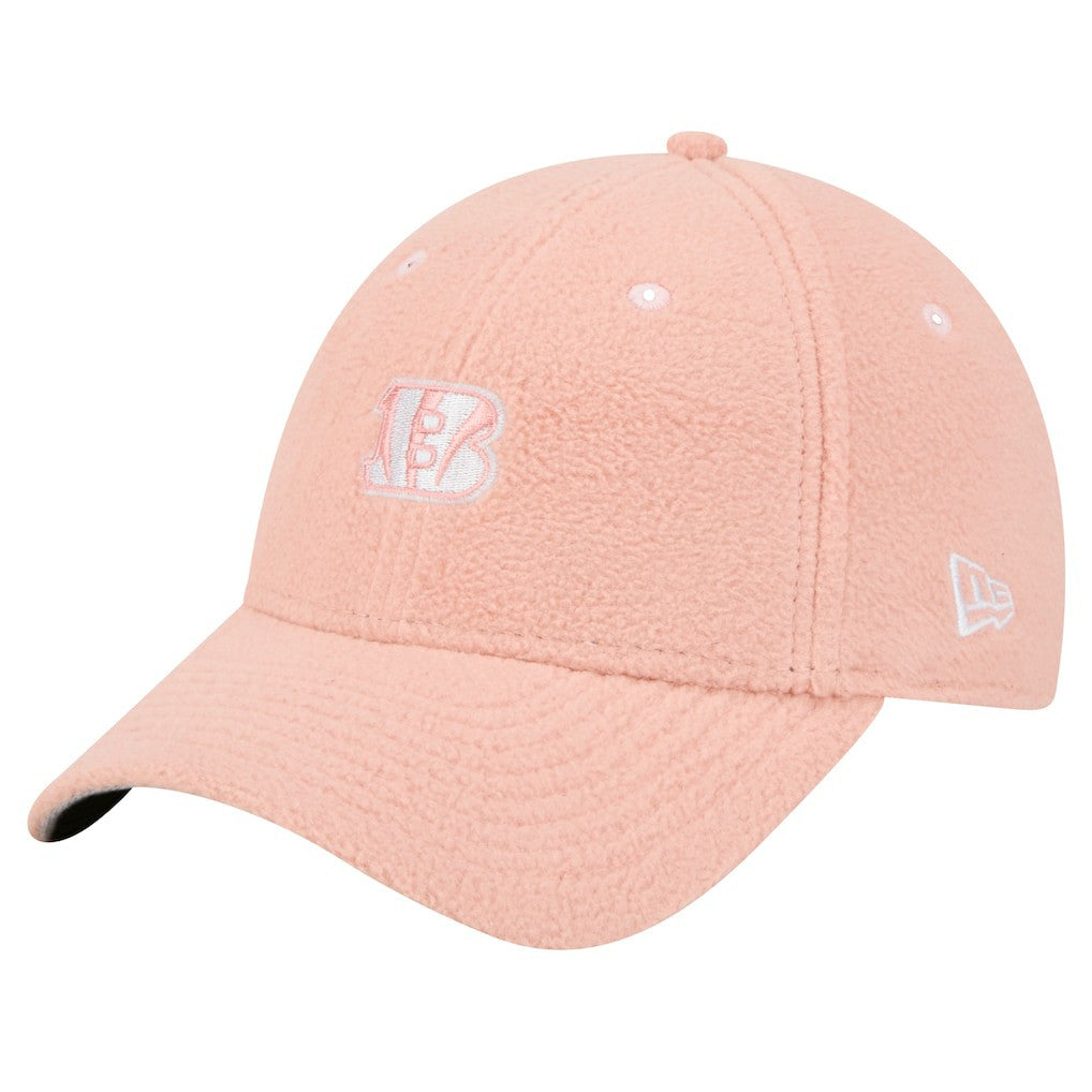 Cincinnati Bengals New Era Women's Cozy Sherpa 9FORTY Adjustable Hat - Light Pink Hats
