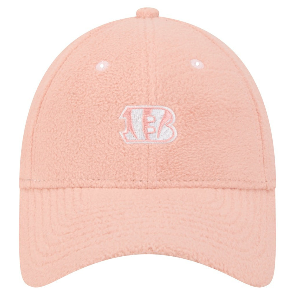 Cincinnati Bengals New Era Women's Cozy Sherpa 9FORTY Adjustable Hat - Light Pink Hats