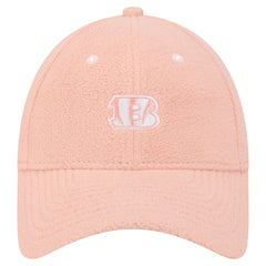 Cincinnati Bengals New Era Women's Cozy Sherpa 9FORTY Adjustable Hat - Light Pink Hats