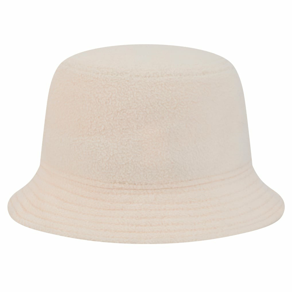 Miami Dolphins New Era Women's Cozy Sherpa Bucket Hat - Cream Hats