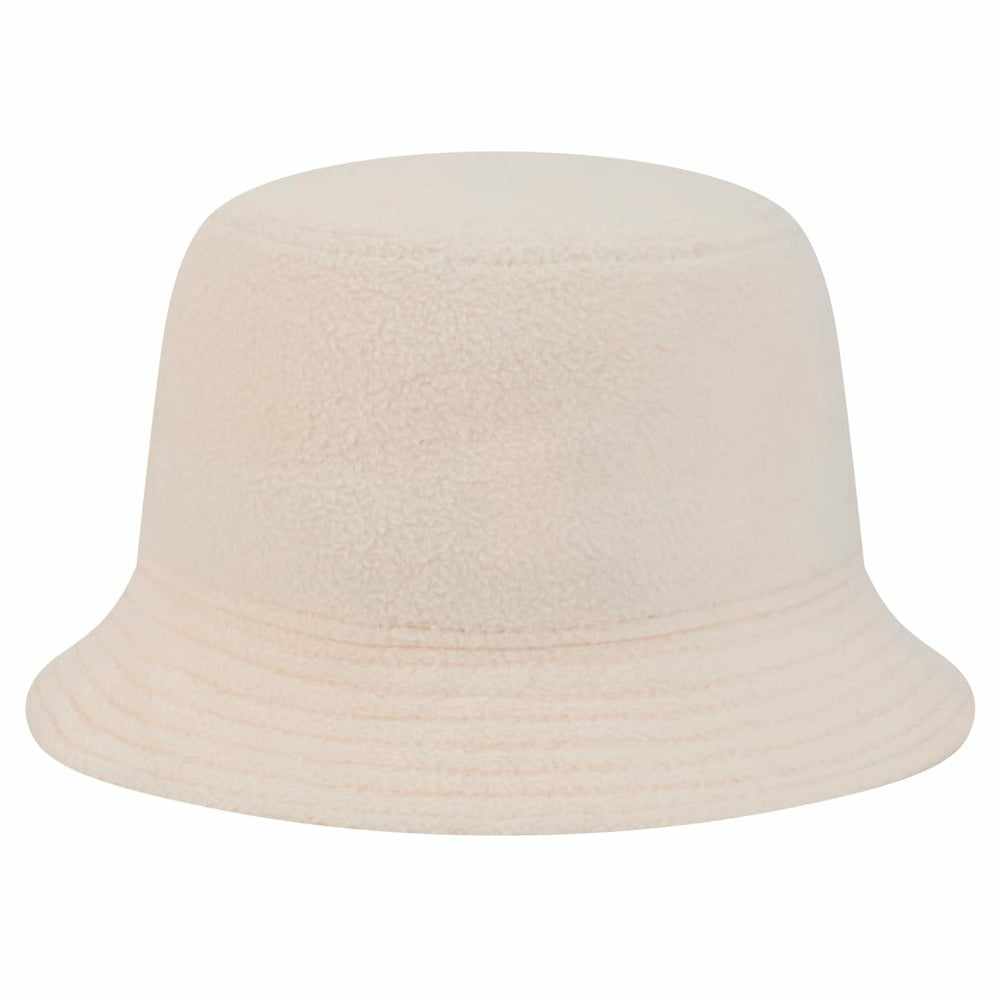 Miami Dolphins New Era Women's Cozy Sherpa Bucket Hat - Cream Hats