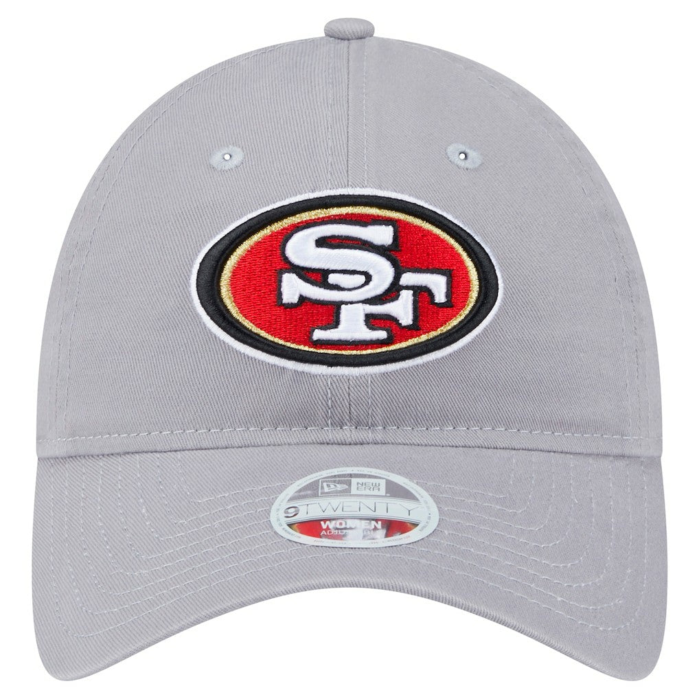 San Francisco 49ers New Era Women's Main 9TWENTY Adjustable Hat - Gray Hats