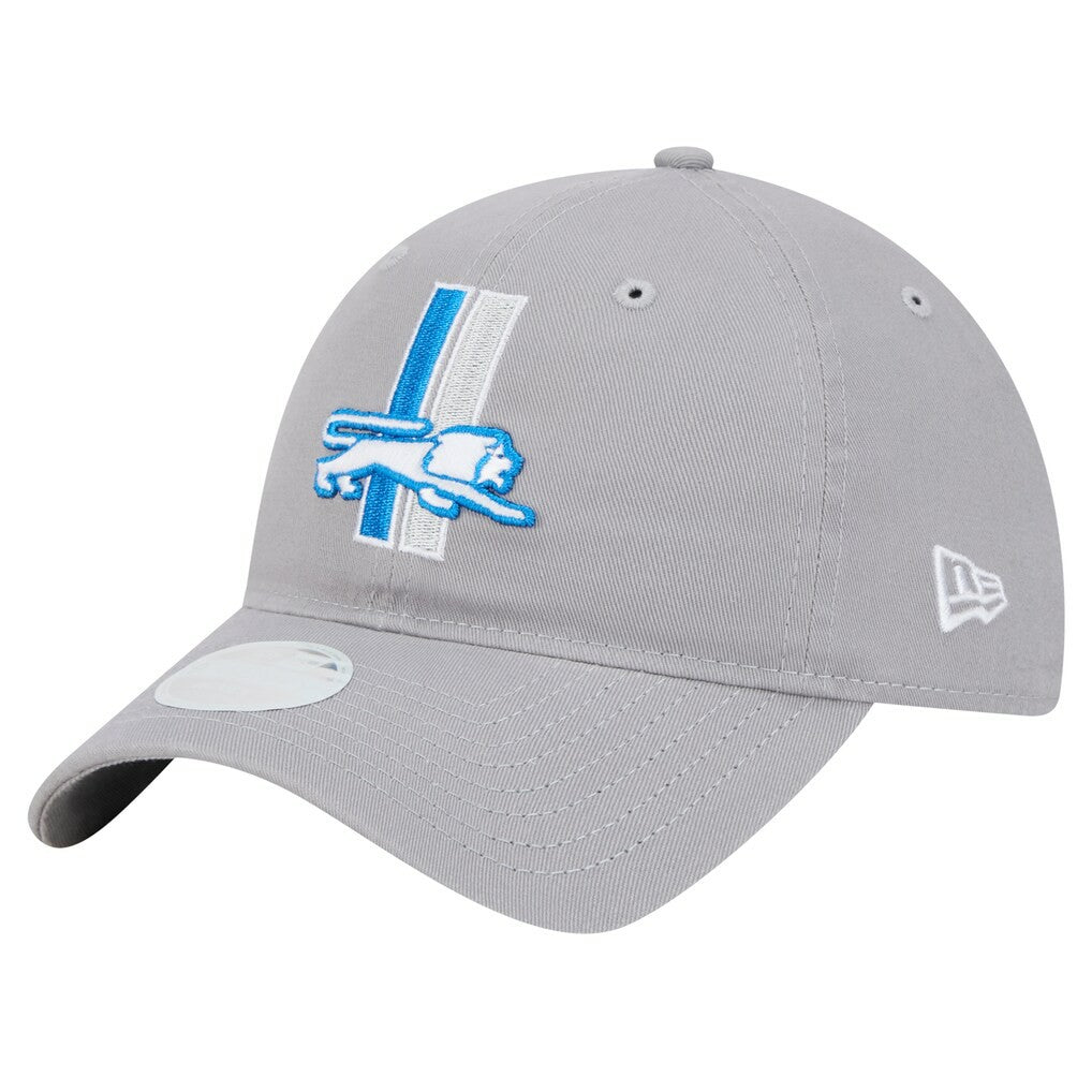 Detroit Lions New Era Women's Main 9TWENTY Adjustable Hat - Gray Hats