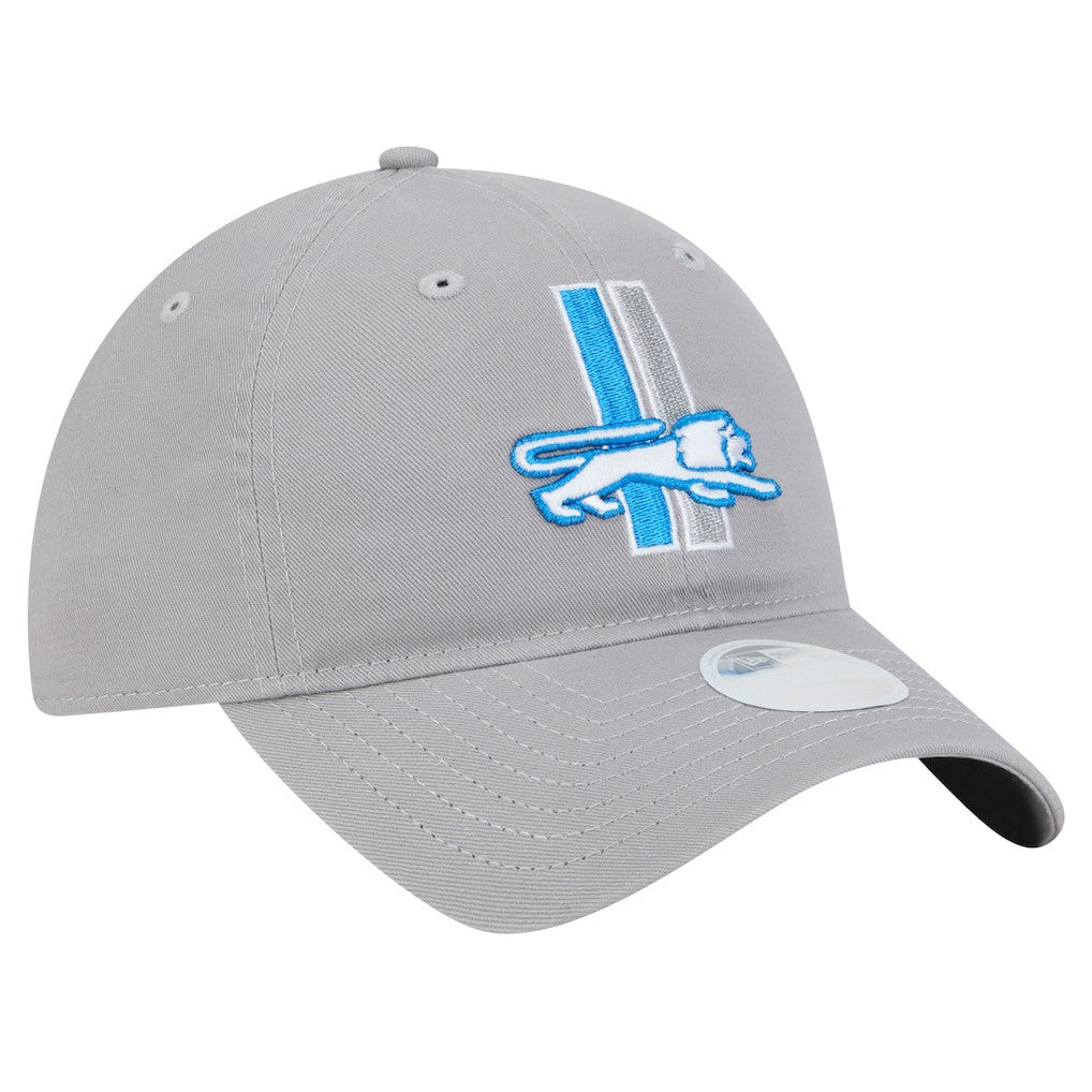 Detroit Lions New Era Women's Main 9TWENTY Adjustable Hat - Gray Hats