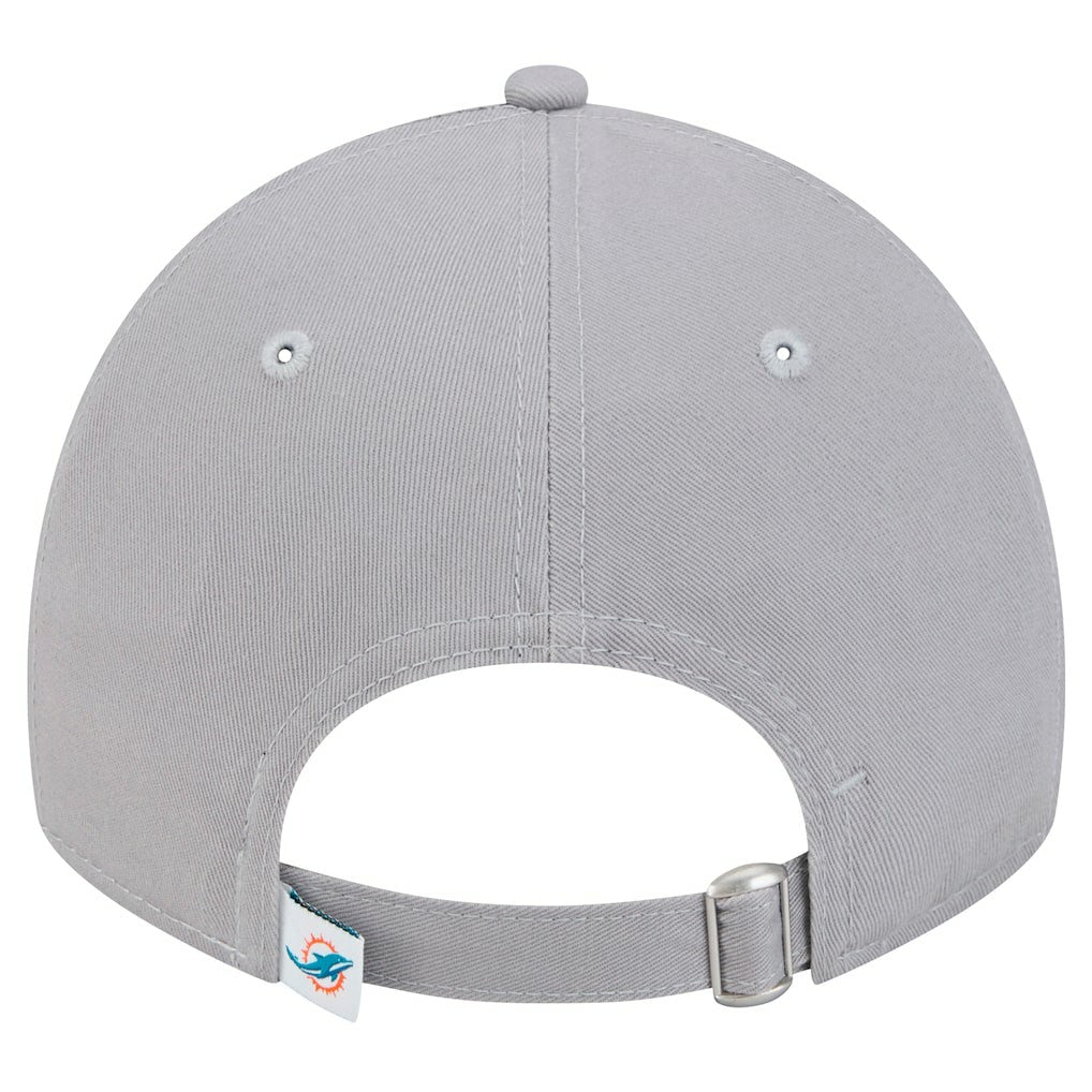 Miami Dolphins New Era Women's Main 9TWENTY Adjustable Hat - Gray Hats