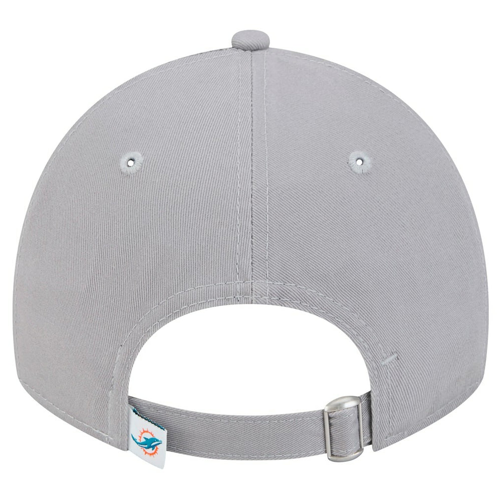 Miami Dolphins New Era Women's Main 9TWENTY Adjustable Hat - Gray Hats