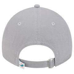 Miami Dolphins New Era Women's Main 9TWENTY Adjustable Hat - Gray Hats