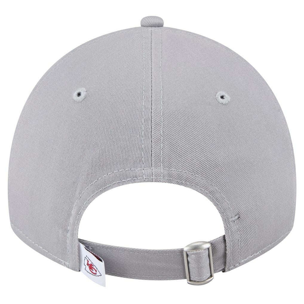 Kansas City Chiefs New Era Women's Main 9TWENTY Adjustable Hat - Gray Hats