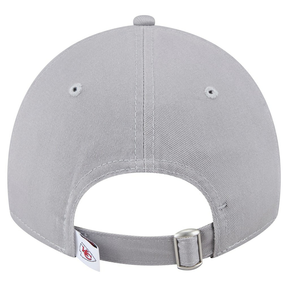 Kansas City Chiefs New Era Women's Main 9TWENTY Adjustable Hat - Gray Hats