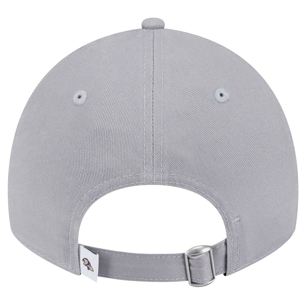 Baltimore Ravens New Era Women's Main 9TWENTY Adjustable Hat - Gray Hats