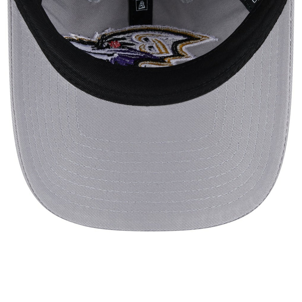 Baltimore Ravens New Era Women's Main 9TWENTY Adjustable Hat - Gray Hats