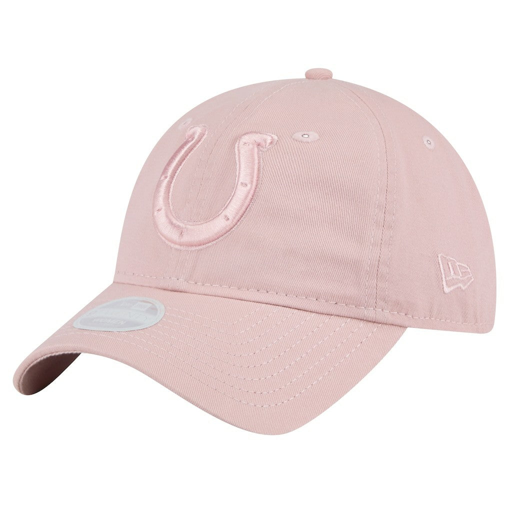 Indianapolis Colts New Era Women's Main 9TWENTY Adjustable Hat - Light Pink Hats