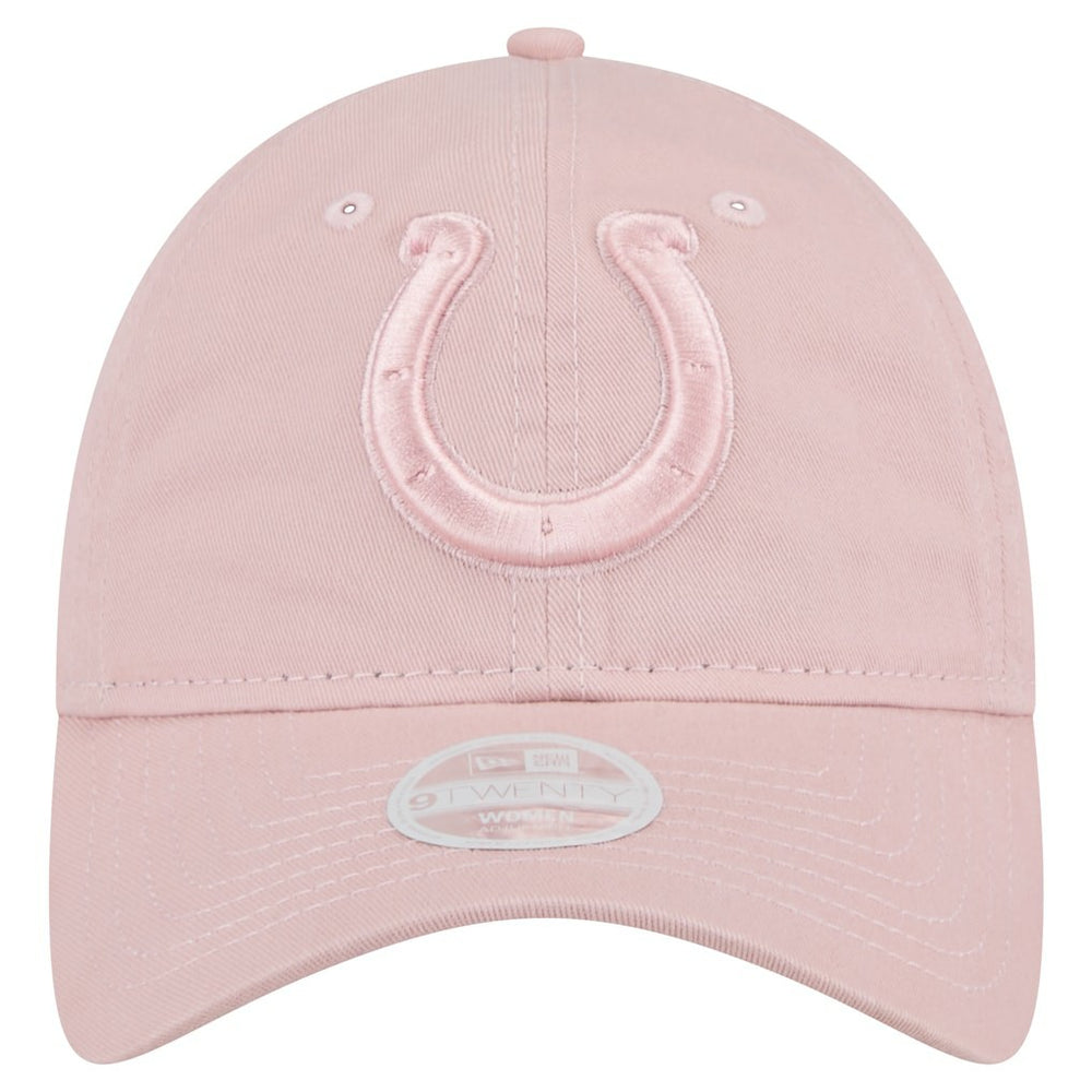 Indianapolis Colts New Era Women's Main 9TWENTY Adjustable Hat - Light Pink Hats