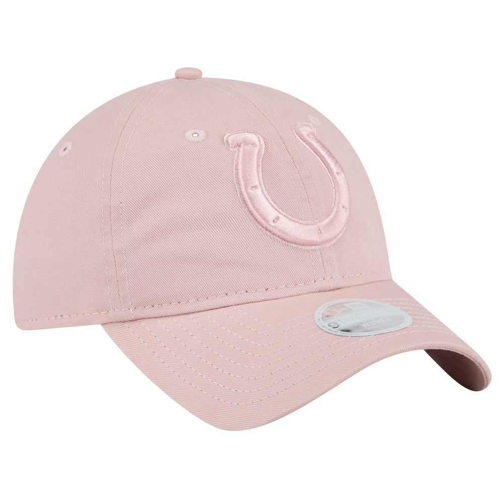 Indianapolis Colts New Era Women's Main 9TWENTY Adjustable Hat - Light Pink Hats