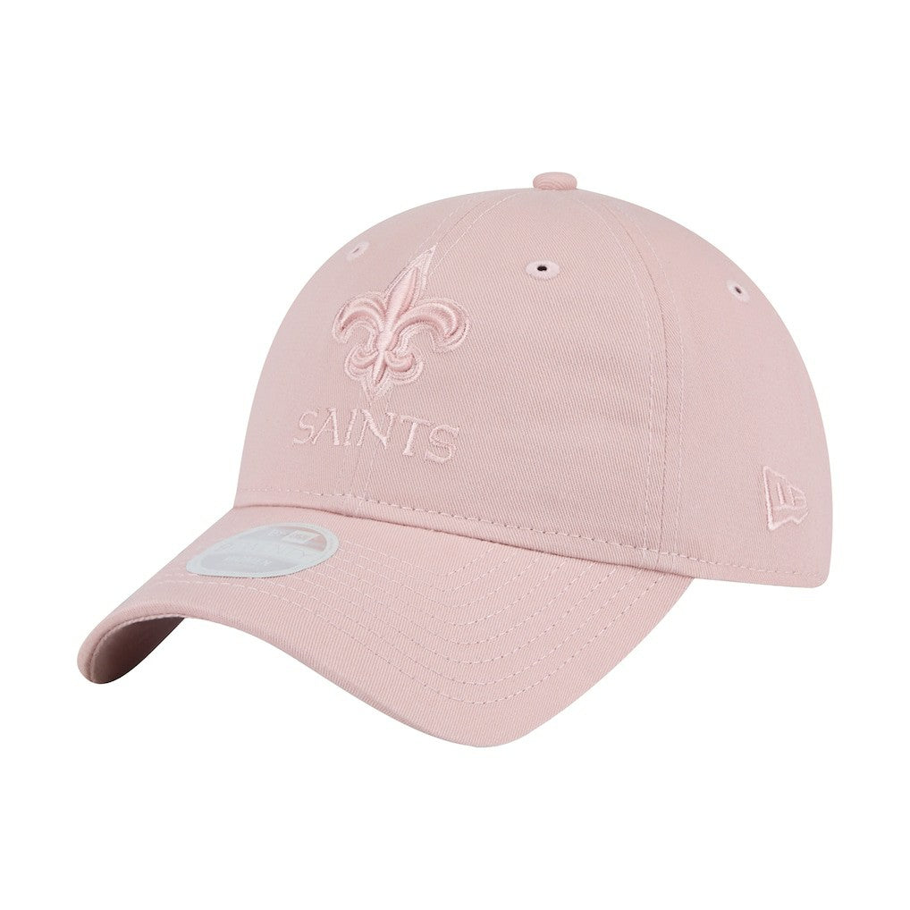 New Orleans Saints New Era Women's Main 9TWENTY Adjustable Hat Main 9TWENTY Adjustable Hat - Light Pink Hats