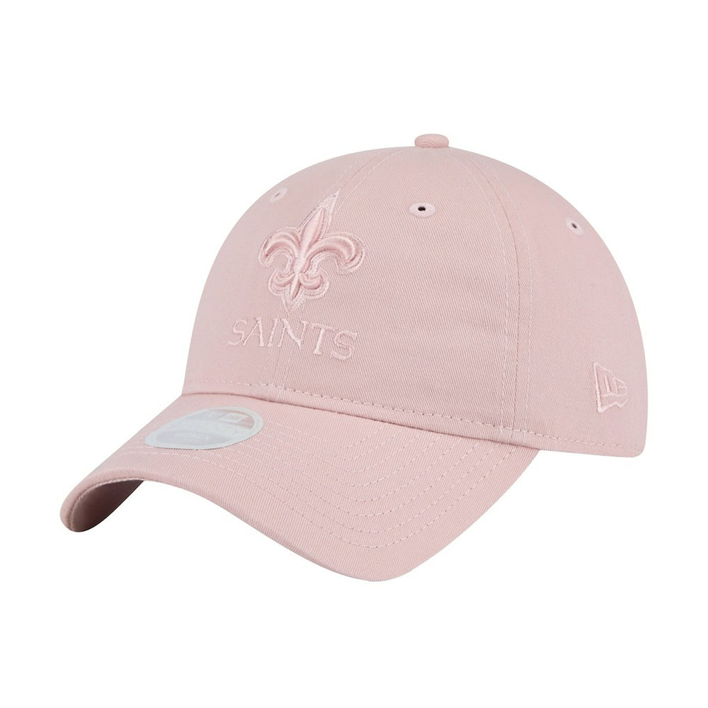 New Orleans Saints New Era Women's Main 9TWENTY Adjustable Hat Main 9TWENTY Adjustable Hat - Light Pink Hats