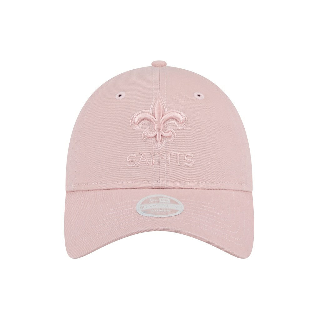 New Orleans Saints New Era Women's Main 9TWENTY Adjustable Hat Main 9TWENTY Adjustable Hat - Light Pink Hats