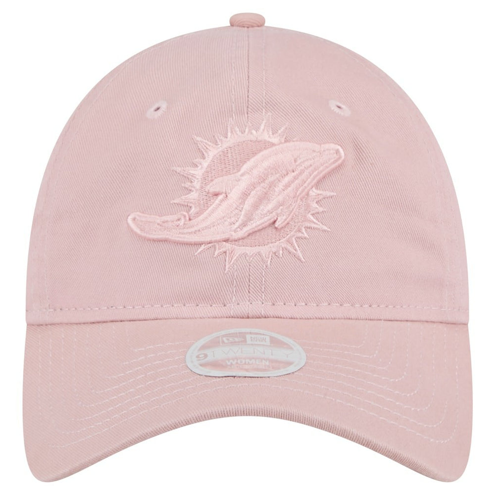 Miami Dolphins New Era Women's Main 9TWENTY Adjustable Hat - Light Pink Hats