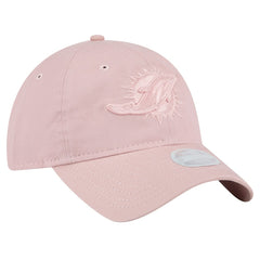 Miami Dolphins New Era Women's Main 9TWENTY Adjustable Hat - Light Pink Hats