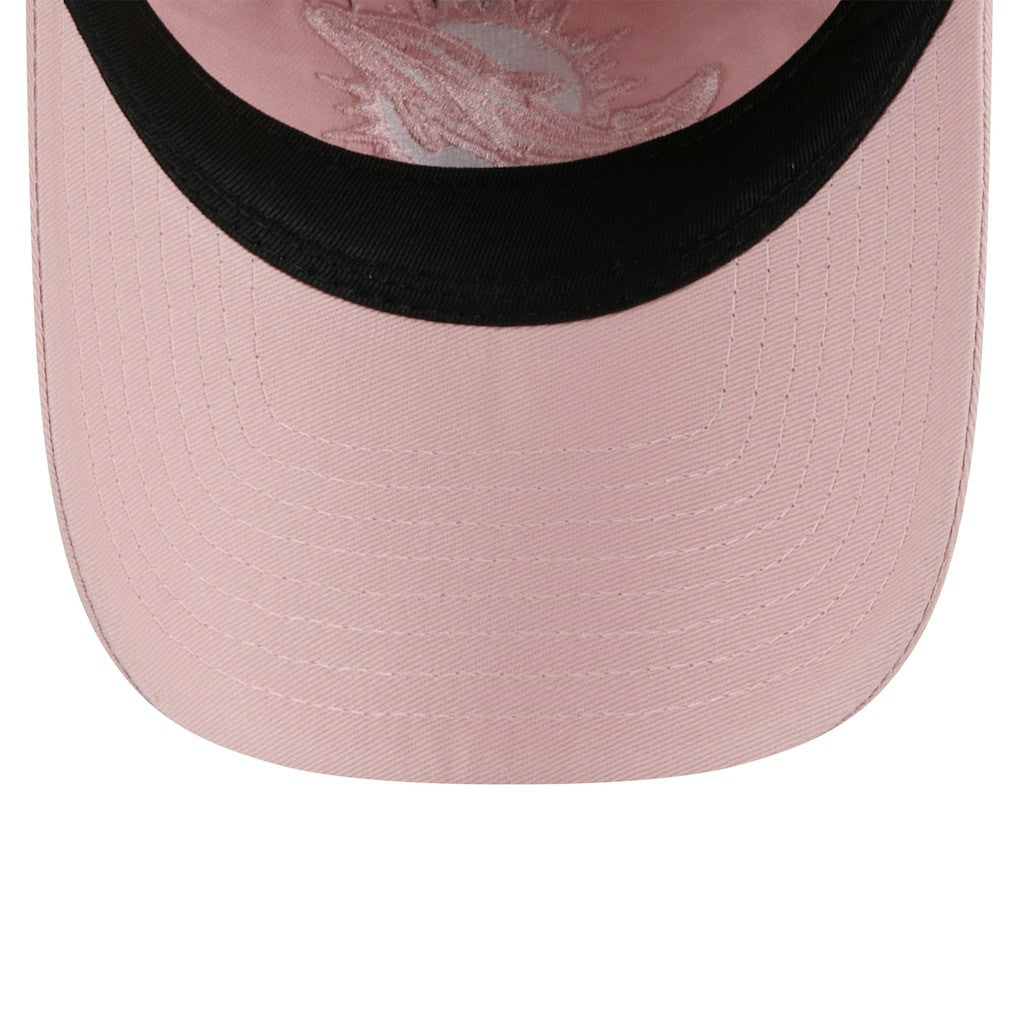 Miami Dolphins New Era Women's Main 9TWENTY Adjustable Hat - Light Pink Hats