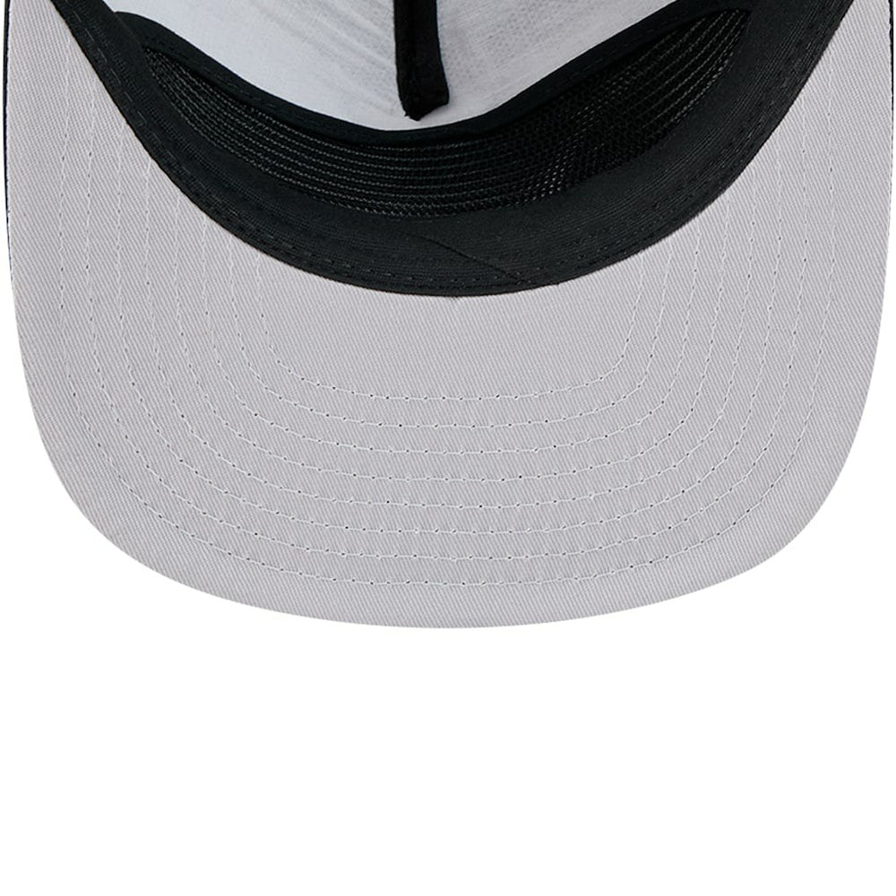Philadelphia 76ers Tone Foam Meshback Golfer Snapback Hat Black - New Era