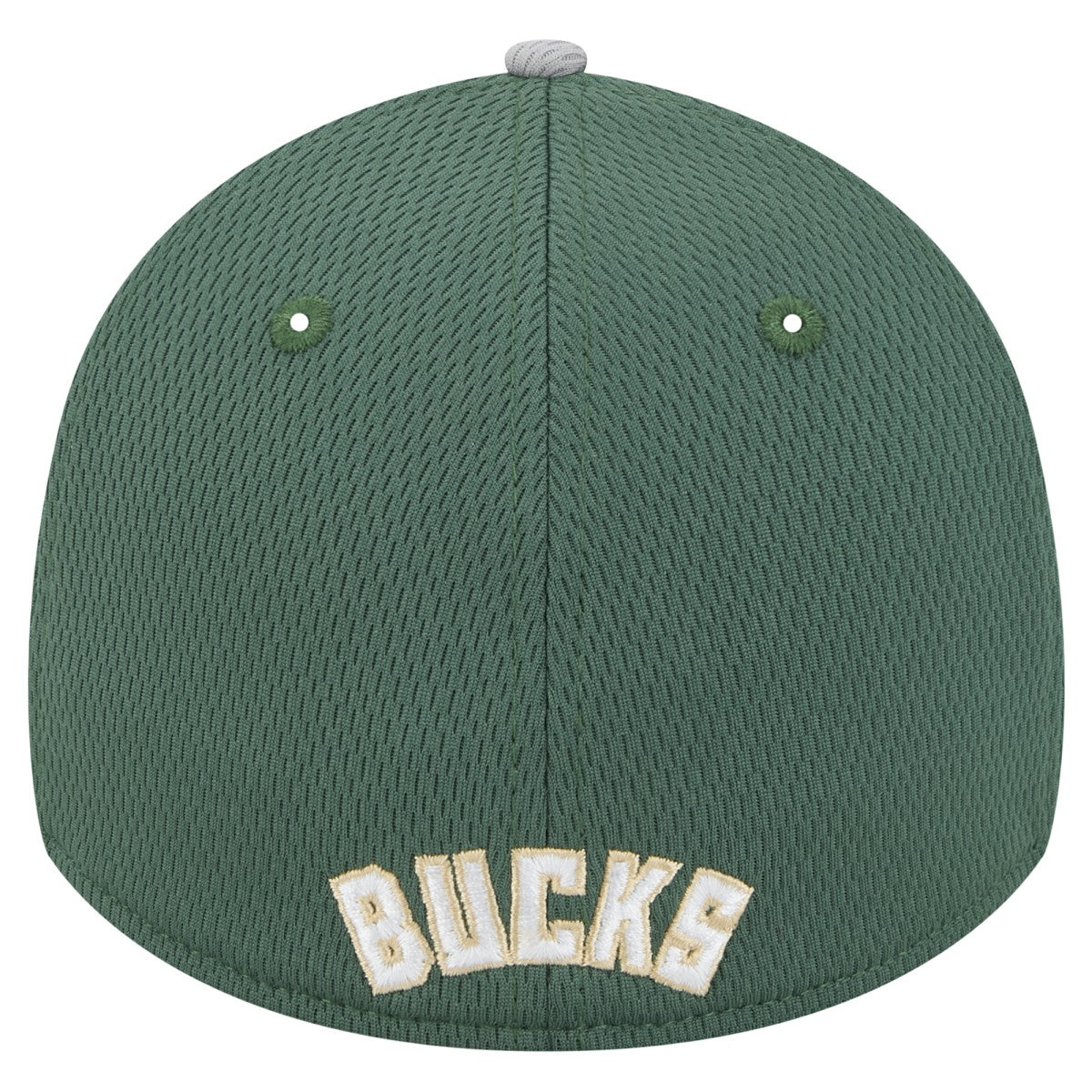 Milwaukee Bucks Active Trim 39THIRTY Flex Hat Gray/Hunter Green - New Era