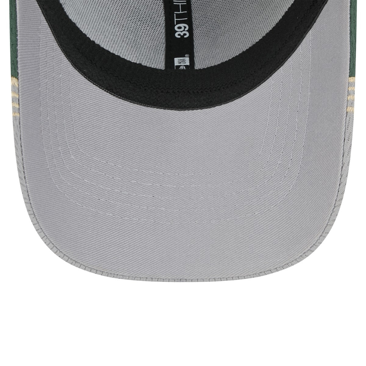 Milwaukee Bucks Active Trim 39THIRTY Flex Hat Gray/Hunter Green - New Era
