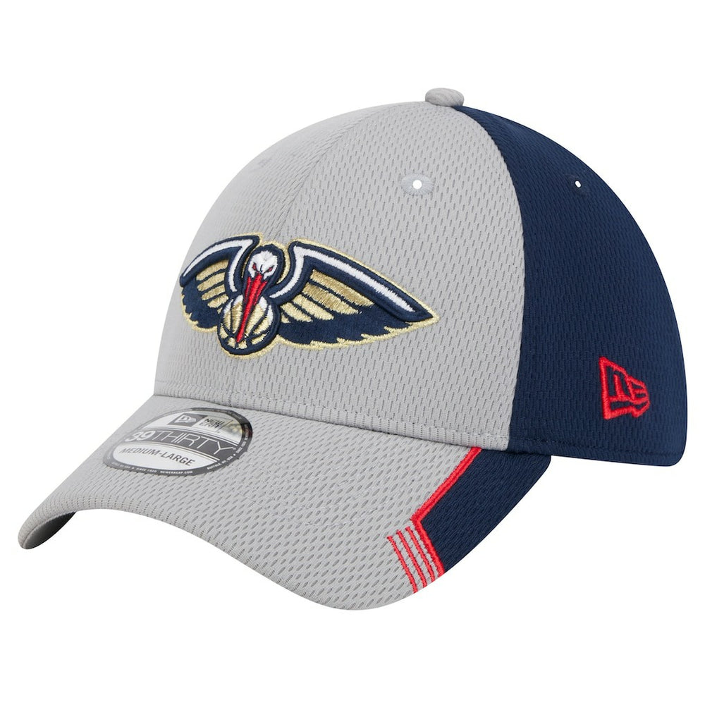 New Orleans Pelicans Active Trim 39THIRTY Flex Hat Gray/Navy - New Era
