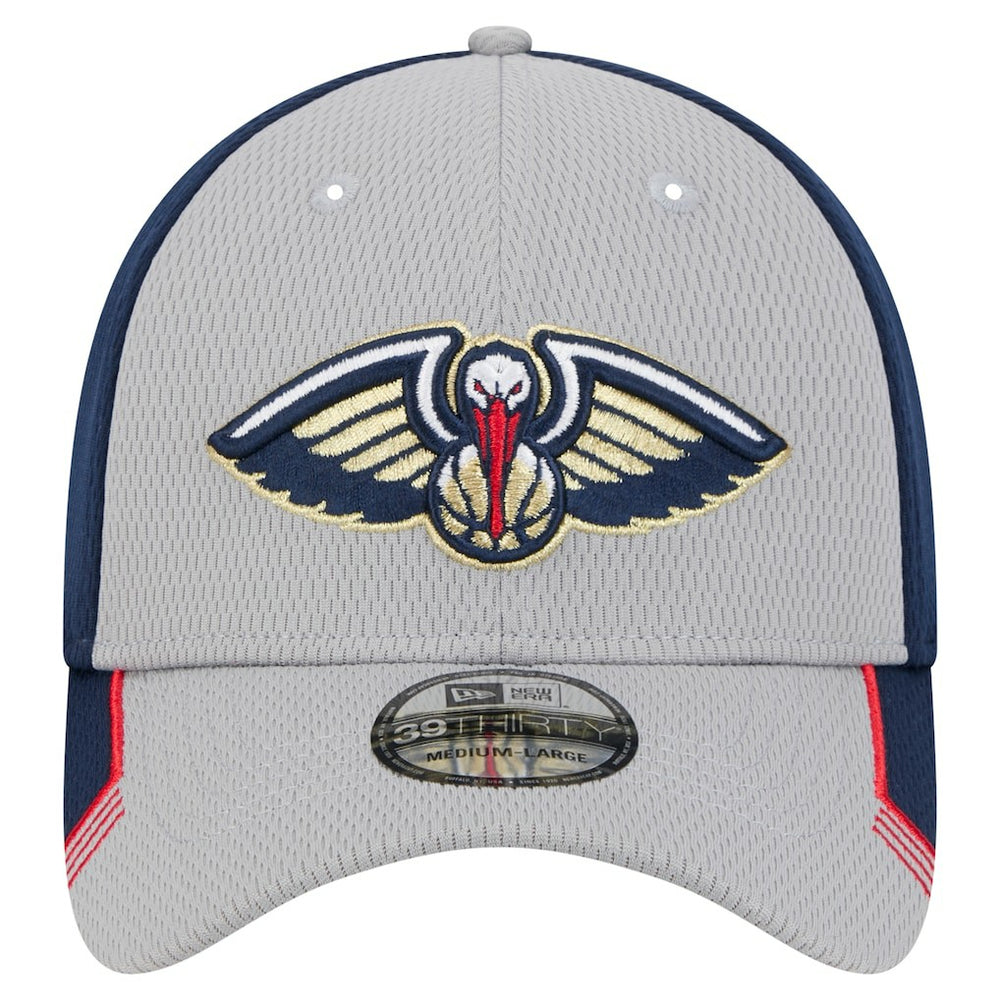 New Orleans Pelicans Active Trim 39THIRTY Flex Hat Gray/Navy - New Era