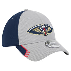 New Orleans Pelicans Active Trim 39THIRTY Flex Hat Gray/Navy - New Era