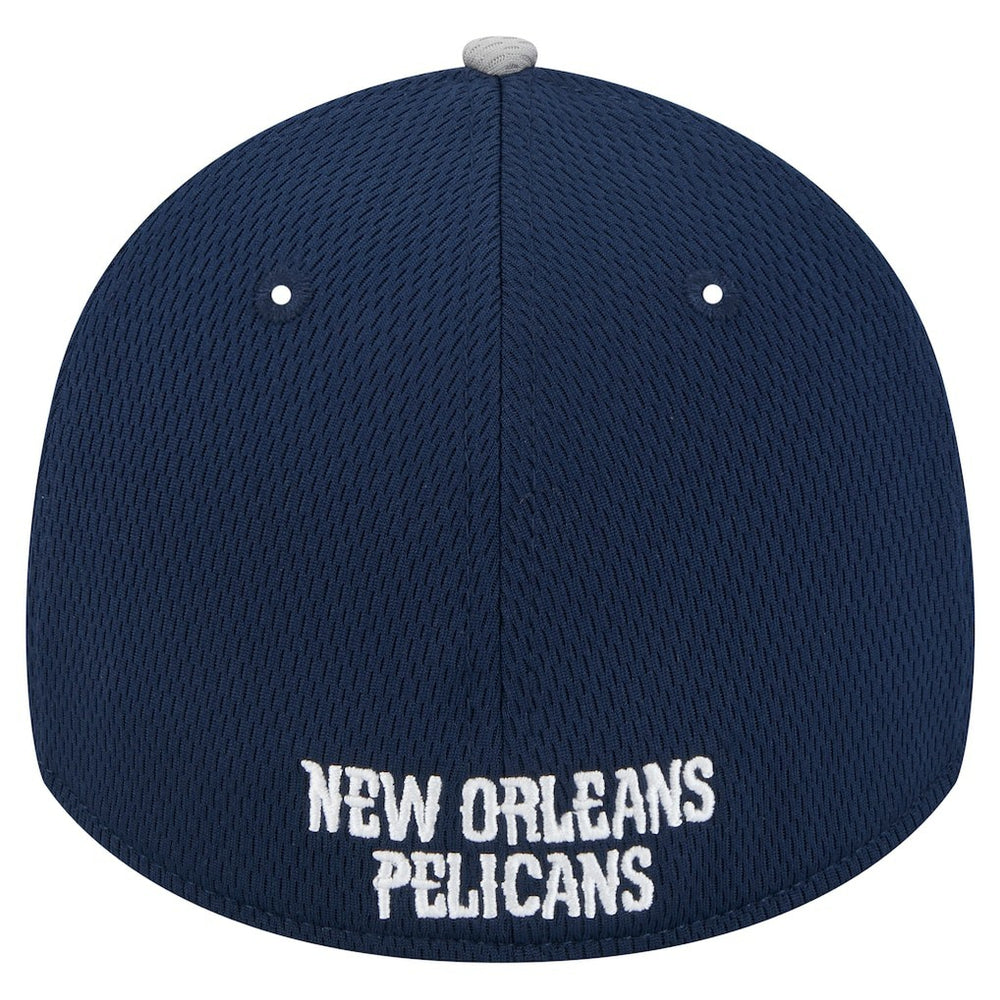 New Orleans Pelicans Active Trim 39THIRTY Flex Hat Gray/Navy - New Era