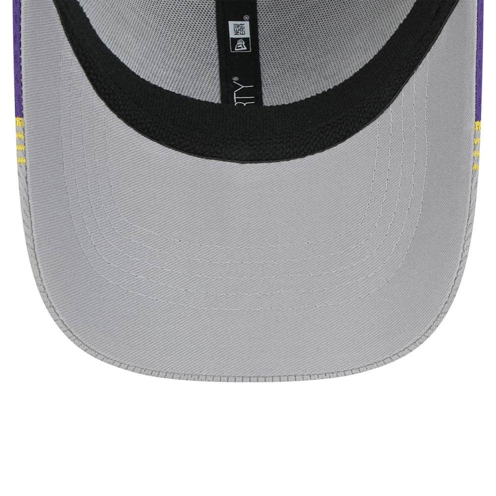 Los Angeles Lakers Active Trim 39THIRTY Flex Hat Gray/Purple - New Era