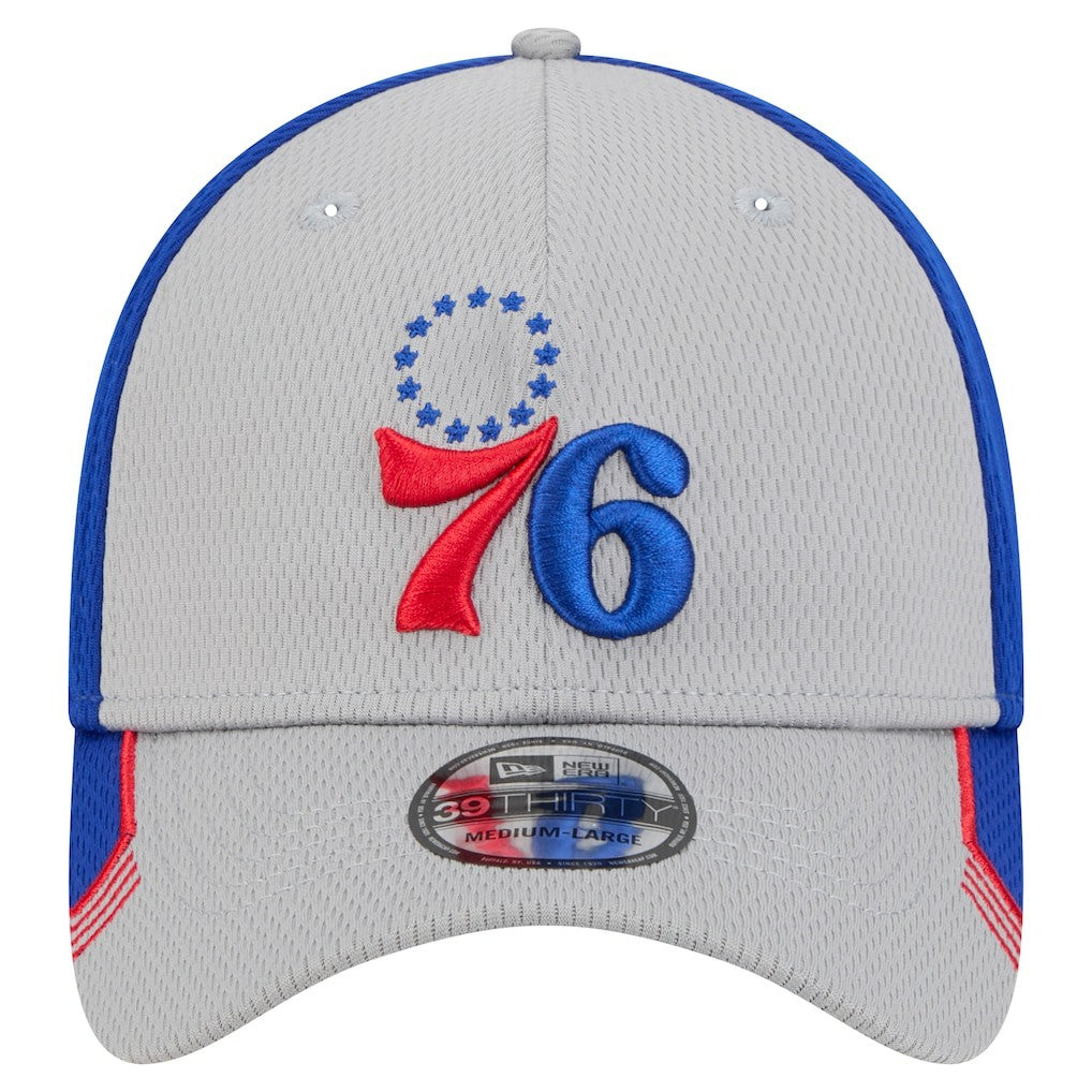 Philadelphia 76ers Active Trim 39THIRTY Flex Hat Gray/Royal - New Era outlet
