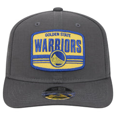 Golden State Warriors Team Elevated Patch 9SEVENTY Adjustable Hat Graphite - New Era