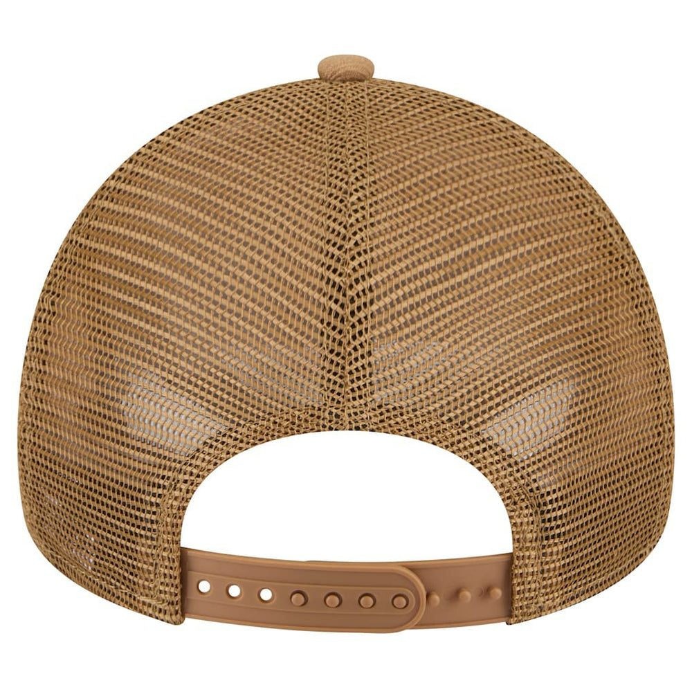 Philadelphia 76ers 9FORTY A-Frame Trucker Adjustable Hat Tan - New Era