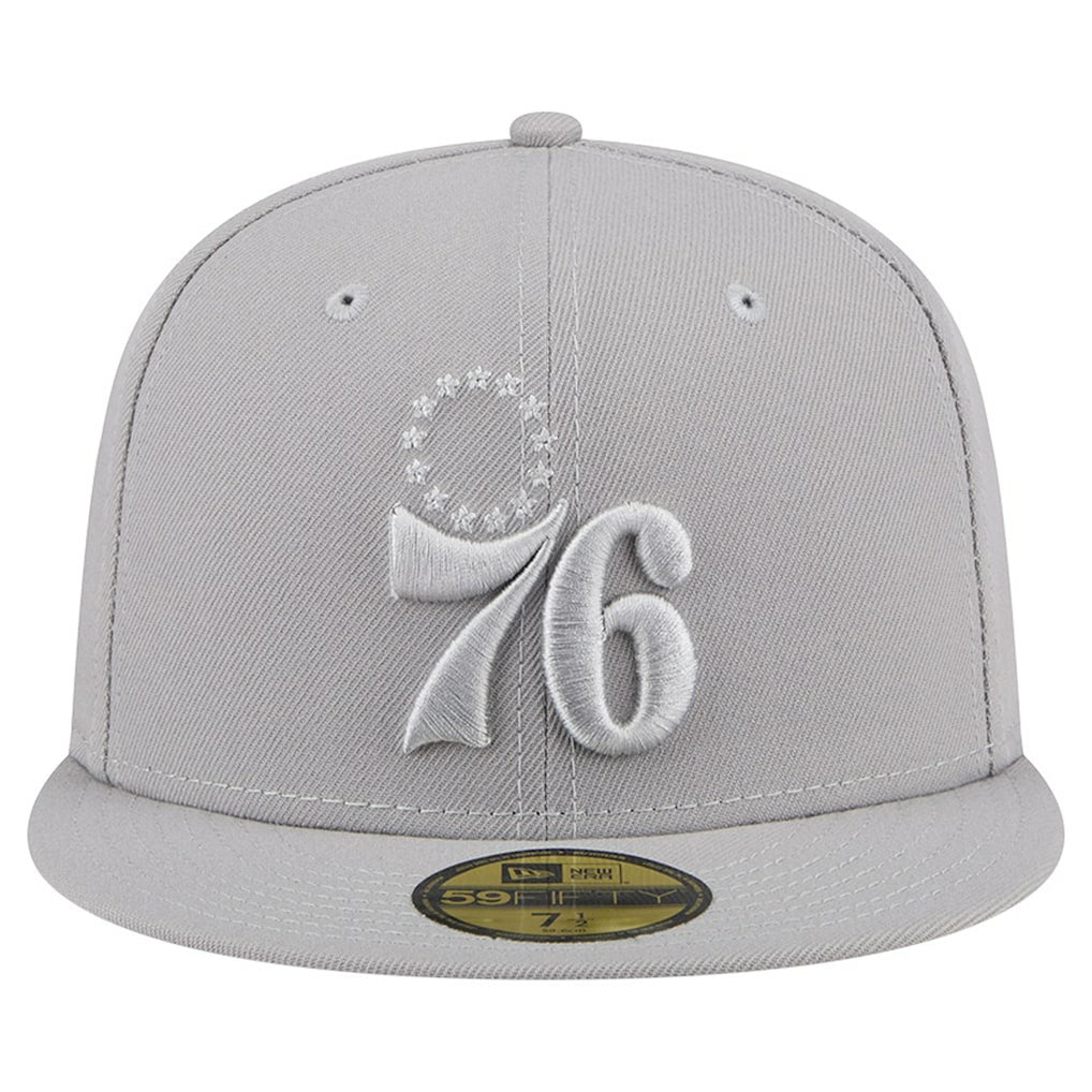 Philadelphia 76ers Color Pack 59FIFTY Fitted Hat Gray - New Era